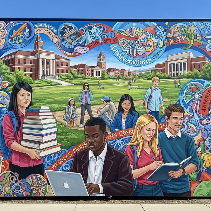 University Grounds Mural - Visual Communication University Grounds Mural - Visual Communication