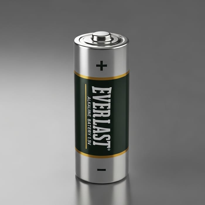 Cylindrical Battery - Positive Negative Markings Cylindrical Battery - Positive Negative Markings