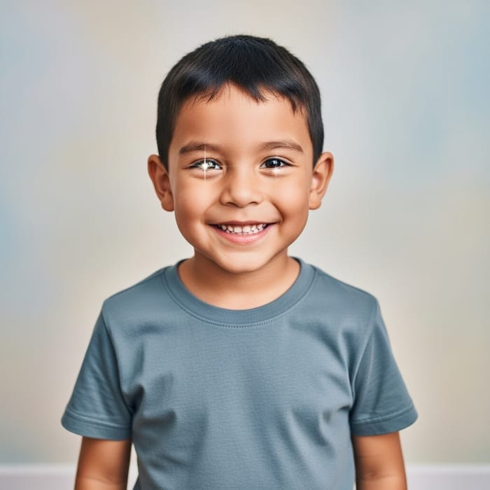 Cheerful Young Hispanic Boy Smiling Cheerful Young Hispanic Boy Smiling