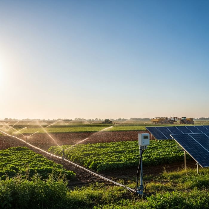 Modern Efficient Irrigation System Modern Efficient Irrigation System