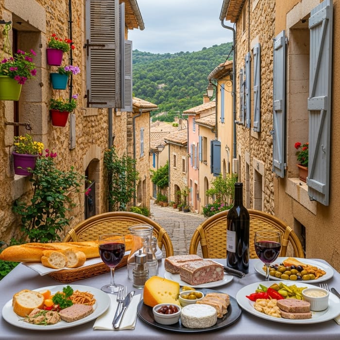 Colorful Provençal Villages and Cuisine Colorful Provençal Villages and Cuisine