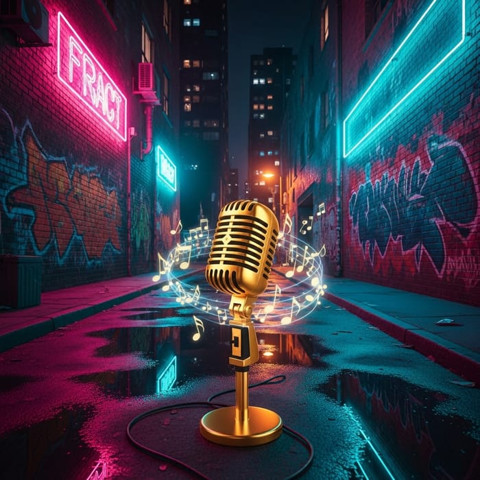Spotify Trap Song Cover | Urban Neon Alleyway Inspiration Spotify Trap Song Cover | Urban Neon Alleyway Inspiration