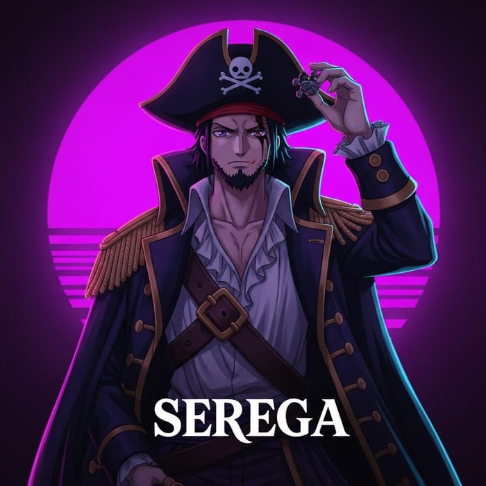 8K Anime Pirate 'Serega' in Neo-Noir Sci-Fi Setting 8K Anime Pirate 'Serega' in Neo-Noir Sci-Fi Setting