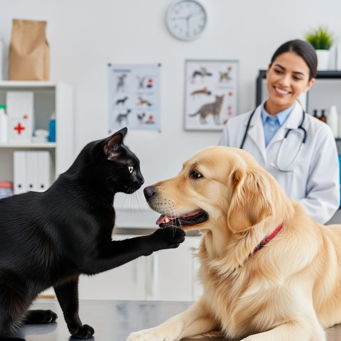 Friendly Vet Clinic with Cat & Dog | Professional Care