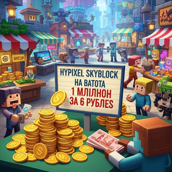 Best Hypixel Skyblock Coins Exchange Rate 1M for 6 Rubles Best Hypixel Skyblock Coins Exchange Rate 1M for 6 Rubles