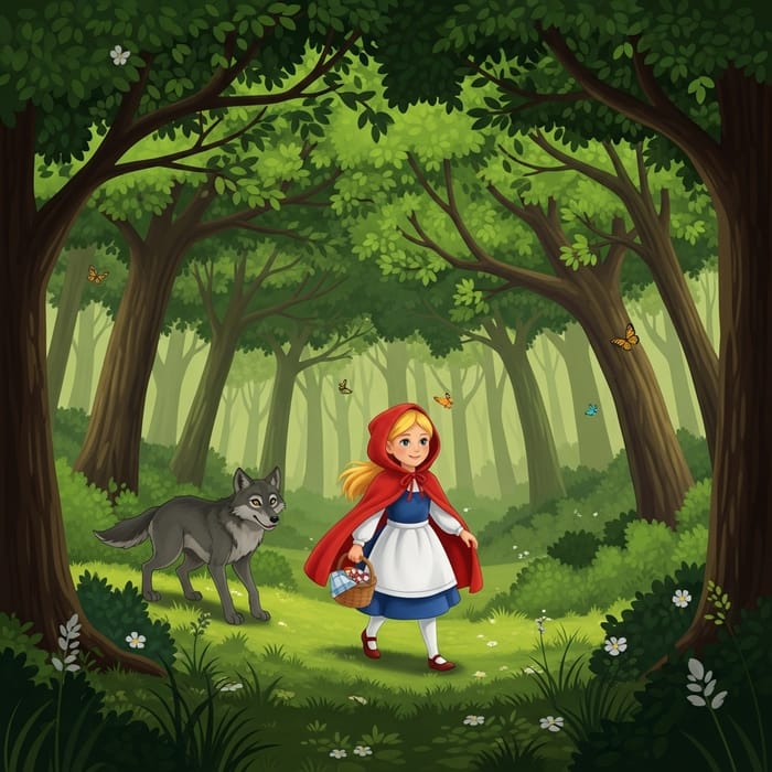 Enchanting Visuals of Little Red Riding Hood Enchanting Visuals of Little Red Riding Hood