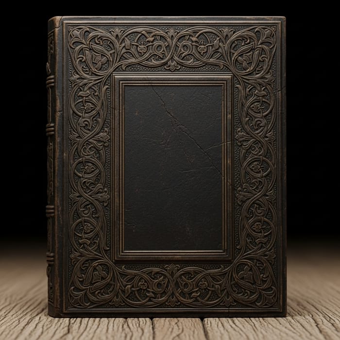 Intricately Designed Medieval Book Cover | Mystery in the Middle