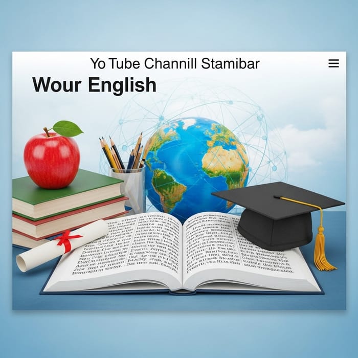 Engaging English Teaching YouTube Channel Cover Photo