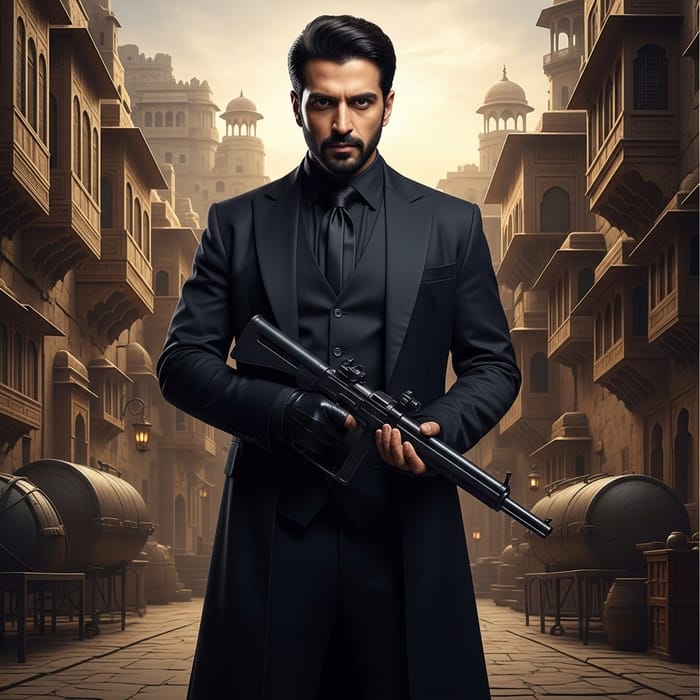 18th Century Secret Agent in Mysterious Town 18th Century Secret Agent in Mysterious Town