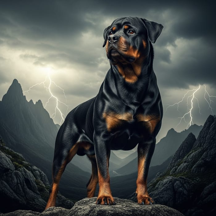 Muscular Dog: Strength and Power Unleashed