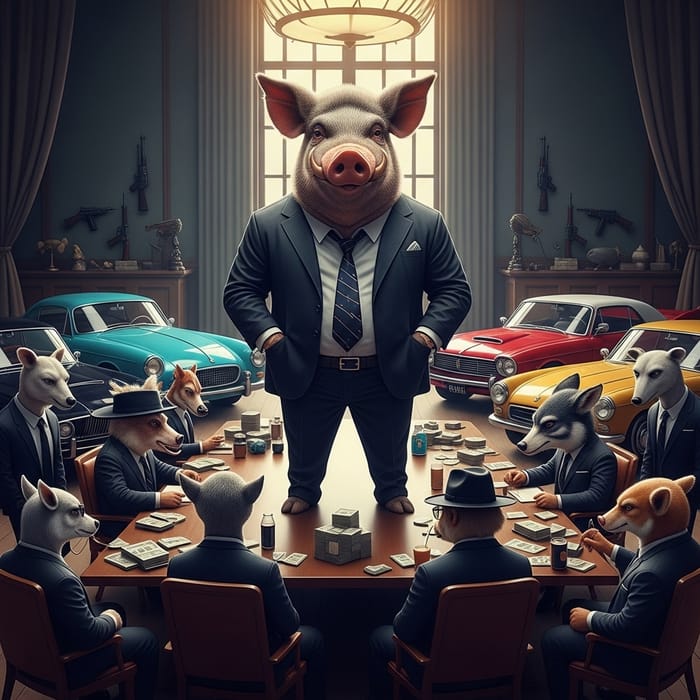 Animal Gang Boss: Pig, Guns, Money, Cars Animal Gang Boss: Pig, Guns, Money, Cars