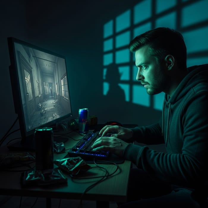 Intense Gaming Experience | Navigating Thrilling Horror Game Intense Gaming Experience | Navigating Thrilling Horror Game