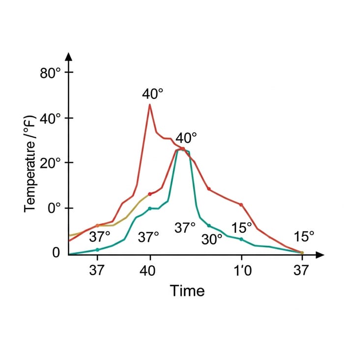 Analyzing Temperature Fluctuations Over Time: Line Graph Study Analyzing Temperature Fluctuations Over Time: Line Graph Study