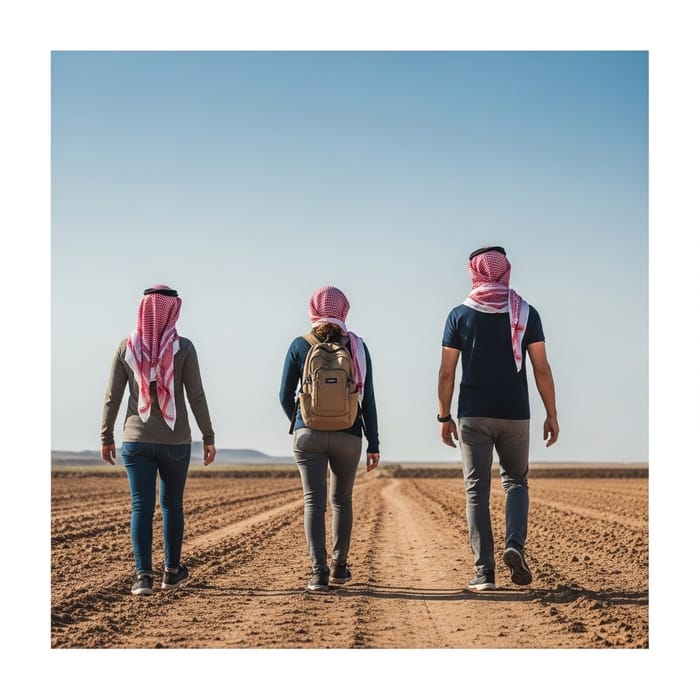 Arab Explorers Embarking on a Journey