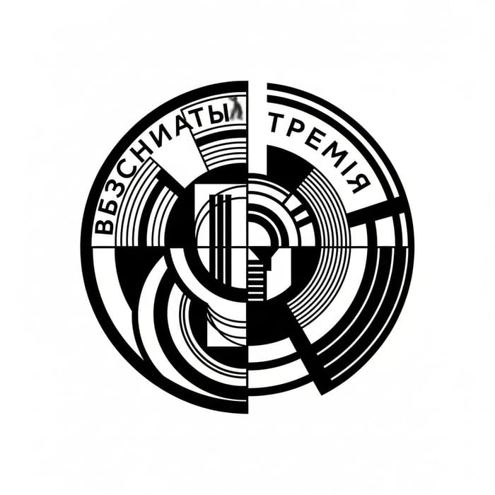 Circular Logo | Absence of Time | Russian Constructivism