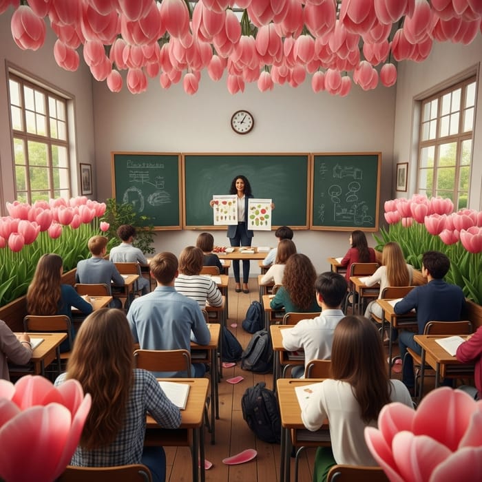 Classroom Inside the Tulips: A Creative Learning Space Classroom Inside the Tulips: A Creative Learning Space