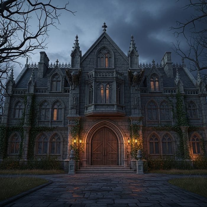 The Sprawling Gothic Mansion | Historical Architecture The Sprawling Gothic Mansion | Historical Architecture