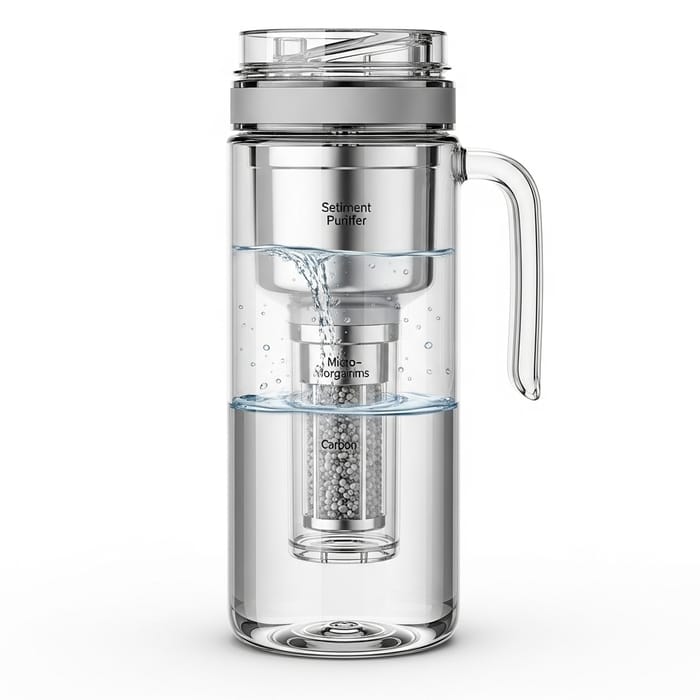 Water Bottle with Built-In Purifier | Clean Water Anytime Water Bottle with Built-In Purifier | Clean Water Anytime