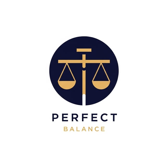 Perfect Balance Logo: Modern & Professional Design