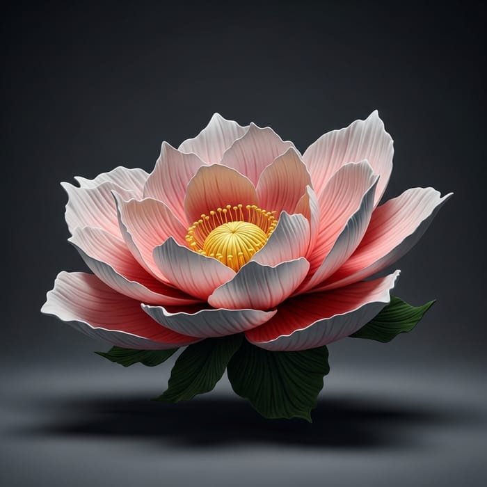 Intricate Floral Blossom Sculpture Inspired by O'Keeffe - Vibrant Nature Art Intricate Floral Blossom Sculpture Inspired by O'Keeffe - Vibrant Nature Art