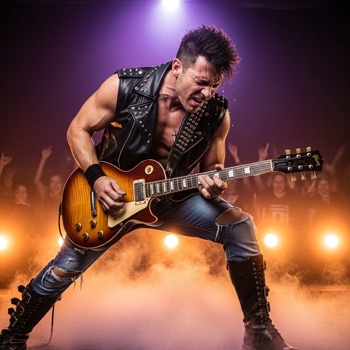 Passionate Guitarist with Martial Artist Vibe | Rocker Style