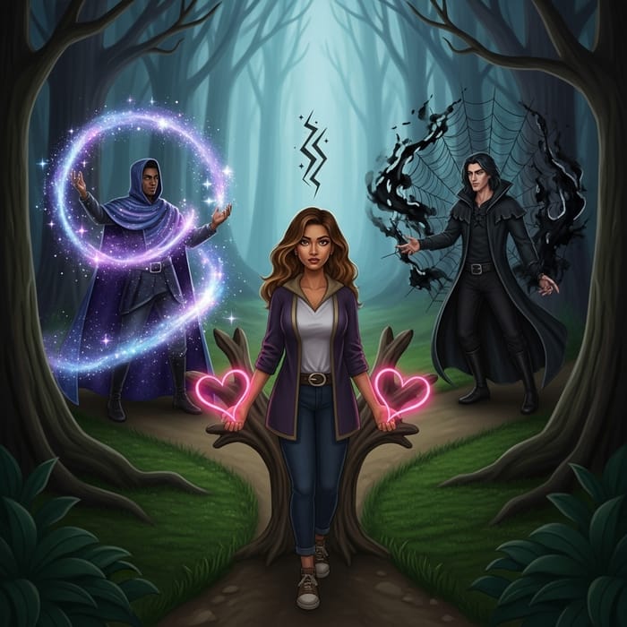 Fantasy Choice: Girl's Love with Magician or Necromancer Fantasy Choice: Girl's Love with Magician or Necromancer