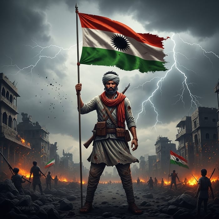 Revolutionary Freedom Fighter - Symbol of Resilience