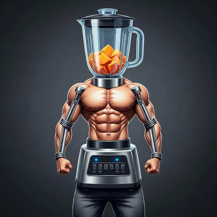 Muscular Man Blender | Unique Kitchen Appliance Transformation Muscular Man Blender | Unique Kitchen Appliance Transformation