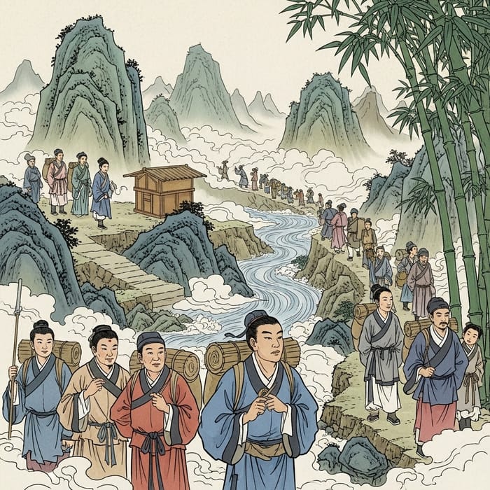 Engaging Journey to the West: Clear Faces in Mythical Scene Engaging Journey to the West: Clear Faces in Mythical Scene