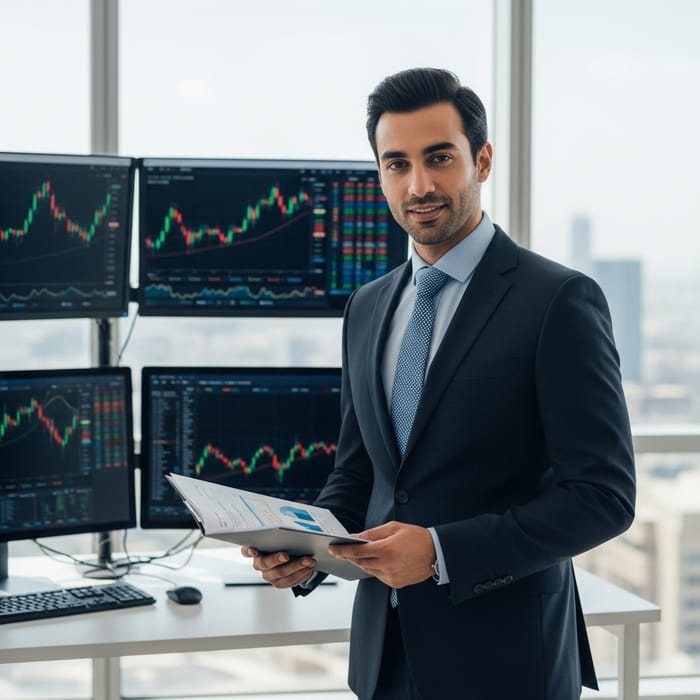 Elegant Financial Advisor in His 30s | Successful Finance Expertise