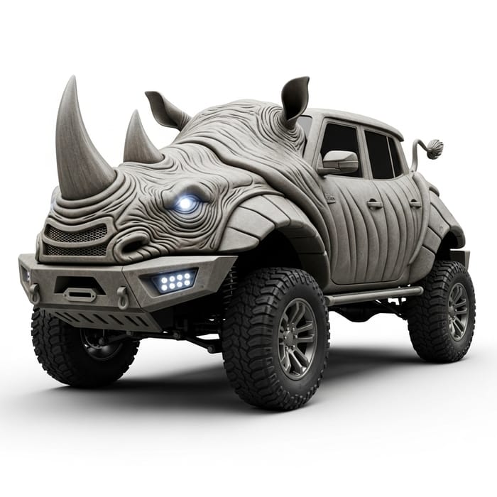 Rhinoceros-Inspired Off-Road Vehicle Design Concept