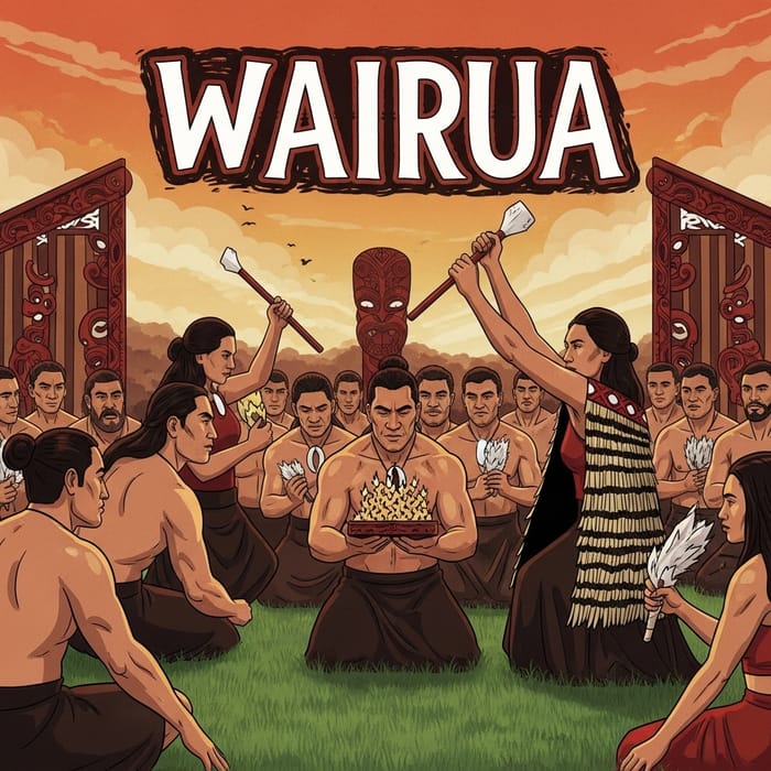Maori Spiritual Ceremony: Capturing Wairua Essence in Vibrant Colors Maori Spiritual Ceremony: Capturing Wairua Essence in Vibrant Colors