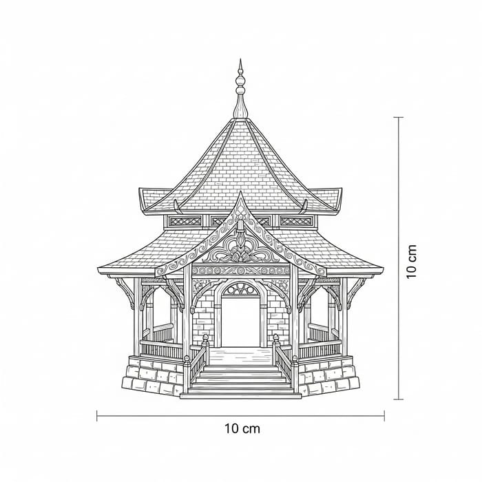 Simple Indigenous Pavilion - Craftsmanship and Culture Simple Indigenous Pavilion - Craftsmanship and Culture