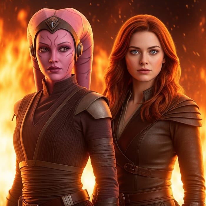 Courageous Heroes: Star Wars Twi'lek & Human Duo Courageous Heroes: Star Wars Twi'lek & Human Duo