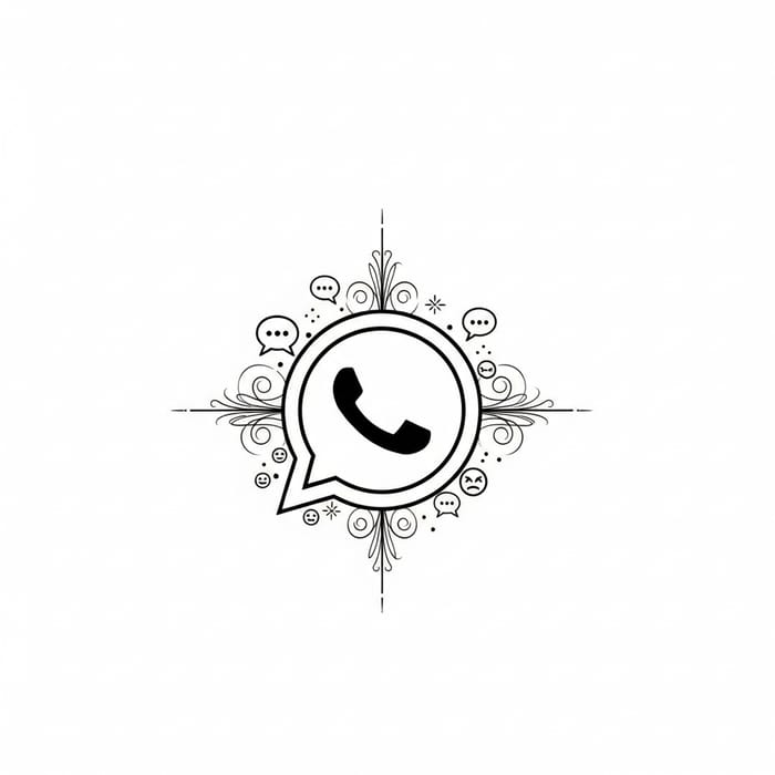 Telegram Logo Tattoo Design - Minimalist Styling Telegram Logo Tattoo Design - Minimalist Styling