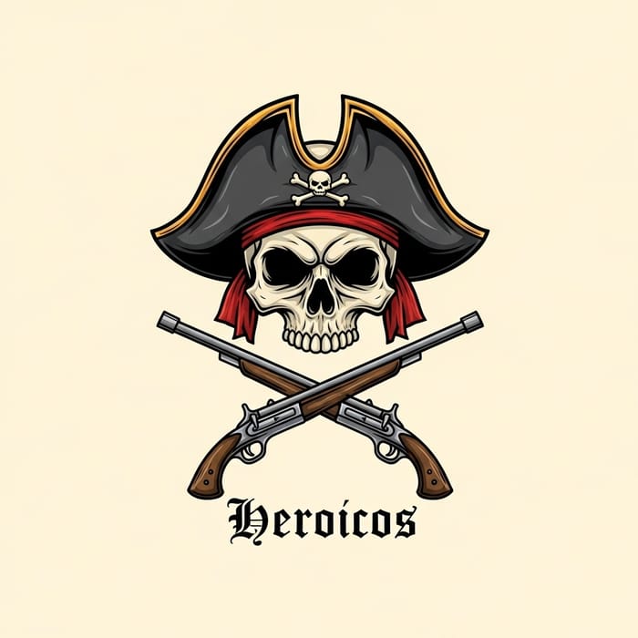 Heroicos: Skull with Guns - Brave Defiance Heroicos: Skull with Guns - Brave Defiance