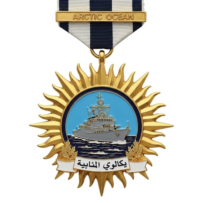 Golden Medal Commemorating Iranian Naval Mission