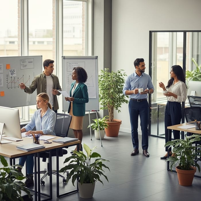 Inclusive Workplace Collaboration | Professional Workspace Imagery