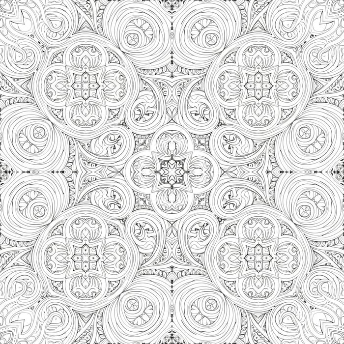 Adult Coloring Book in Bogema Style