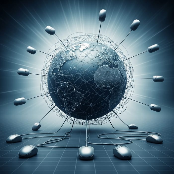 Exploring the Internet: Global Data Transmission Visualized