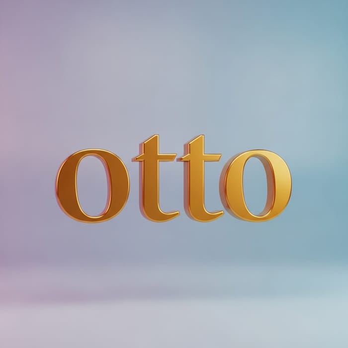 Serif-Style Golden Number Eight Display Serif-Style Golden Number Eight Display