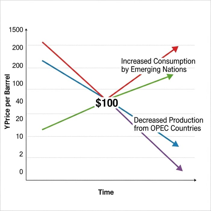 Rising Oil Prices: Factors Driving Surge Over $100/Barrel Rising Oil Prices: Factors Driving Surge Over $100/Barrel