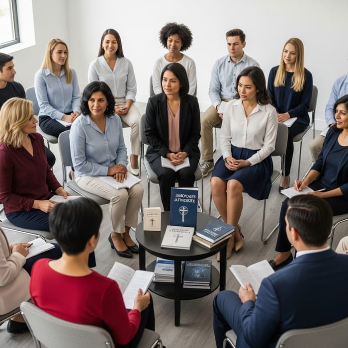 Jehovah's Witnesses Gathering in Unity and Faith Discussion