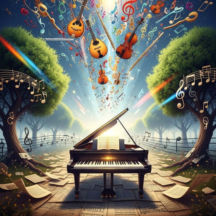 Dreamscape of Music: A Visual Symphony