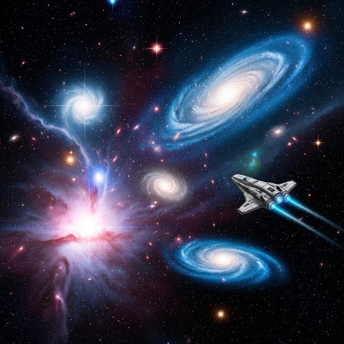 Abstract Space Exploration Art | Discover Cosmic Wonders