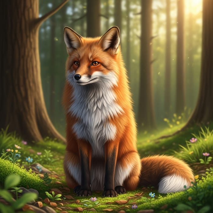 Majestic Fox in its Natural Habitat