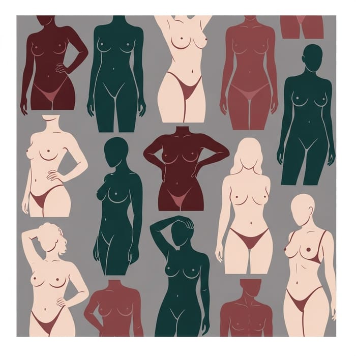 Body Shape Wallpaper Patterns | Artistic Designs