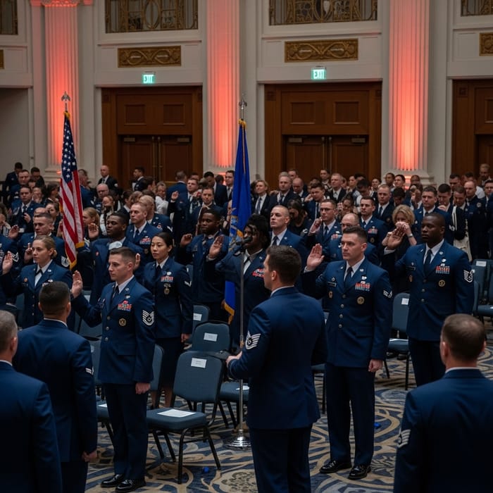 Air Force Eagles Induction Ceremony | Unity & Strength Displayed