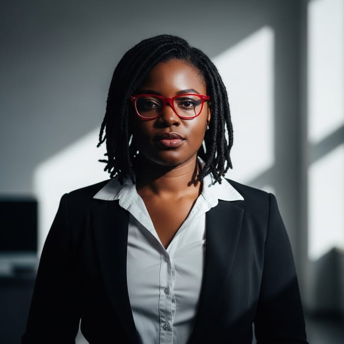 Powerful Black Businesswoman | Modern Office Diversity Powerful Black Businesswoman | Modern Office Diversity