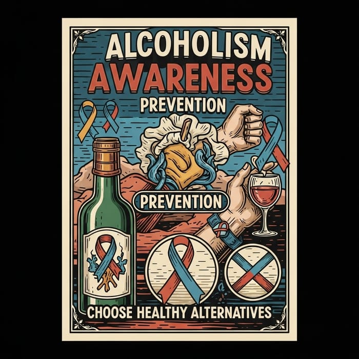 Traditional Poster Making for Alcoholism Awareness & Prevention Traditional Poster Making for Alcoholism Awareness & Prevention